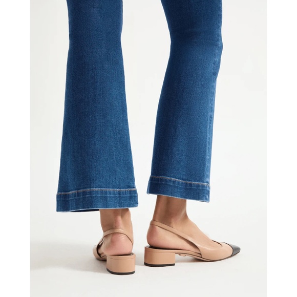 New Veronica Beard Cecile Leather Cap Toe Slingback Sz 9 - Picture 3 of 14